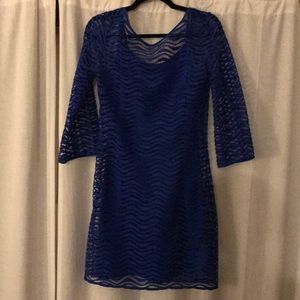Lilly Pulitzer Blue Lace Dress